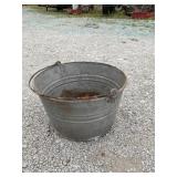 Galvanized bucket