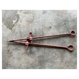 Two yard stakes
