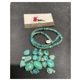 Turquoise beads