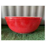 Red Pyrex Bowl