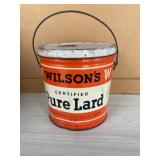 Wilsonï¿½s pure lard can