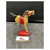 Wood horse decor
