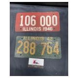 Wood / Cardboard license plates