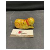 Vintage tin toy wind up cat