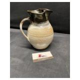 Stoneware pitcher