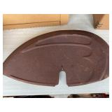 Vintage wheel well cover fender skirt