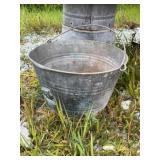 Galvanized bucket