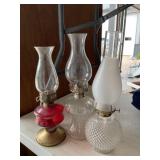 Glass Oil Lamps