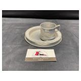 Metal  Kids Serving Set