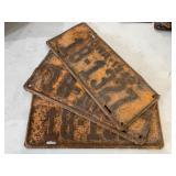 Vintage license plates
