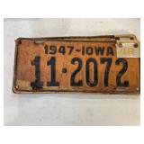 Vintage license plates