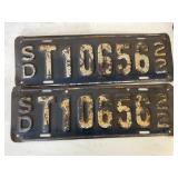 Vintage license plates