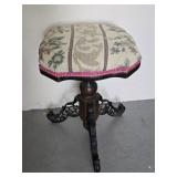 Wood and Metal Stool Adjustable Height