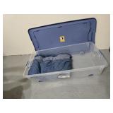 Under Bed Rolling Storage Tote with Denim Devet