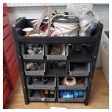 Drawers of Electronics and Wire