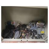 Box of Miscellaneous Electronics Salvage