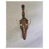 Oak Wall Coat Hanger 6x20 in