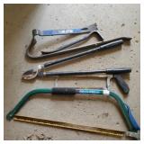 Pry Bars, Saws, Pruner