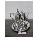 Oneida Silversmiths Tea Set