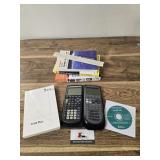 2 Texas Instruments Grafting Calculators and Books