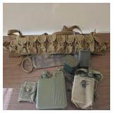 Canteen,  Belt, miscellaneous,  Some Marked US
