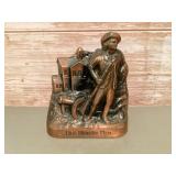 Banthrico metal Minuteman coin bank