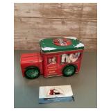 Vintage Coca-Cola seasons, greetings tin