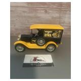 1923 1/2 ton truck bank, diecast metal locking