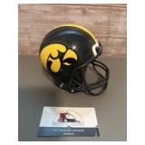 Vintage Iowa Hawkeye diecast metal bank