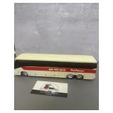 Vintage Trailways bus bank plastic