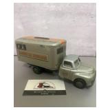 HAYASHI JAPANESE TIN ARMOR CAR SAVING BANK TRUCK