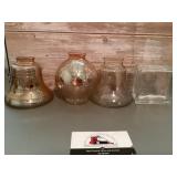 Glass coin banks