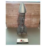Vintage rocket savings bank