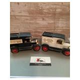 Vintage truck coin banks