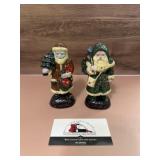 Vintage old world, Santa figurines
