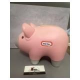 Vintage 1990s Little Tikes pink plastic piggy