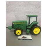 Cereamic John Deere tractor-shaped coin bank