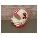 Ceramic helmet coin bank