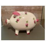 Glass piggy bank