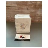 1997 Precious moments religious book  piggy bank