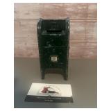 Vintage Cast Iron Postal Mailbox Coin Bank