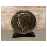 Metal half dollar Centennial coin bank