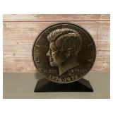 Metal half dollar Centennial coin bank
