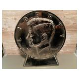 Ceramic half dollar coin bank