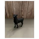 Antique cast metal iron deer