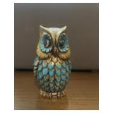 Vintage owl coin bank
