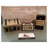 Metal and tin coin banks