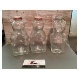 Glass bear Coin banks