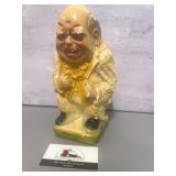Vintage folk art bank from the 1930s,