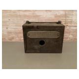 Metal National State Bank coin bank